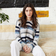 Load image into Gallery viewer, Striped Honeycomb Hoodie