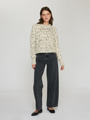 Lofty Boxy Crew Front in Domino