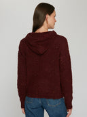 Boucle Hoodie in Burgundy