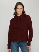 Boucle Hoodie in Burgundy
