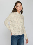 Boucle Hoodie in Oat