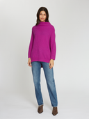 Autumn Cashmere | RT11011 | Funnel Neck Shaker in Hollyhock