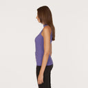 Rib Mock Halter in Amethyst