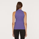 Rib Mock Halter in Amethyst
