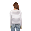Boxy Stripe w/ Tuck Stitch in Grey