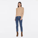 Open Stitch Crew in Butterscotch