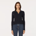 Inked Rib Jonny Collar in Navy