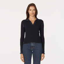 Load image into Gallery viewer, Inked Rib Jonny Collar in Navy