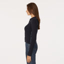 Inked Rib Jonny Collar in Navy