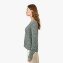 Marled Shaker V in Camo Multi