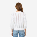 Solid Chevron Stitch Cardigan in Bleach White