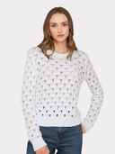 Texture Stitch Crew in Bleach White