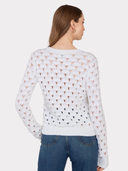 Texture Stitch Crew in Bleach White