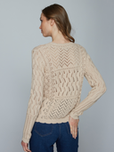 Stitchery Patchwork Crew in Latte