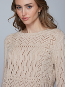 Stitchery Patchwork Crew in Latte