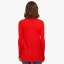 Cotton Rib Drape in Apple