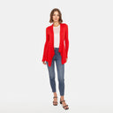 Cotton Rib Drape in Apple