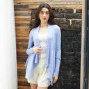 Cotton Rib Drape in Very Peri