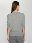 Elbow Sleeve Relaxed Crew in Piper