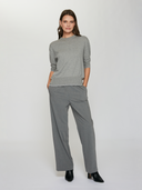 Elbow Sleeve Relaxed Crew in Piper