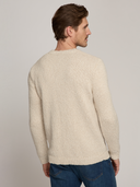 Italian Tweed Crew in Oatmeal