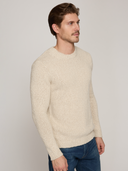 Italian Tweed Crew in Oatmeal