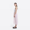 Gathered Skirt W/ Tulle in Powder Pink