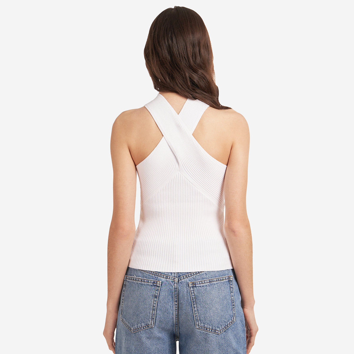 トップス Rosen Kreuz ribbed damage knit Doublet Frayed rib-cage Sweater | Grey | FARFETCH