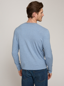 Feeder Stripe Crew in Glacier/Stonewash