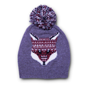Peek-A-Boo Fair Isle Fox Beanie
