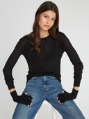 Fingerless Gloves in Black