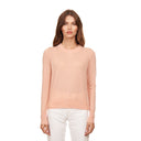Cropped Crew W/ Reversed Seams in Bellini