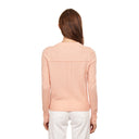 Cropped Crew W/ Reversed Seams in Bellini