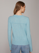 Cropped Crew W/ Reversed Seams in Pond