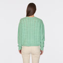 6 Ply Open Cable Crew in Fizzy Mint