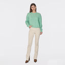 6 Ply Open Cable Crew in Fizzy Mint