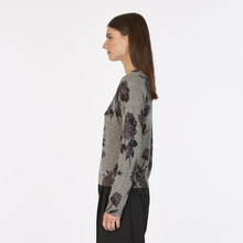 Load image into Gallery viewer, Tonal Floral Print Crew