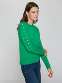 Crew W/ Open Cable Sleeves in Leprechaun