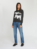 Snowscape W/ Skiers in Pepper