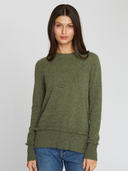 Fringe Crew W/ Side Slits in Marsh