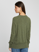 Fringe Crew W/ Side Slits in Marsh