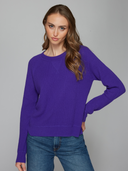 R14353 | Thermal Sweatshirt in Prism Blue | Autumn Cashmere