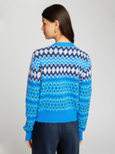 Fair Isle Crew in Blue
