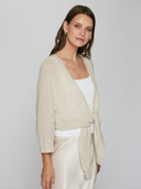 Loose Gauge Dolman Tie Front in Mojave