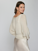 Loose Gauge Dolman Tie Front in Mojave