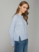 Raglan Crew W/ Side Slits in Meadow