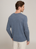 Basic V-Neck w/ Open Bottom in Riverwash