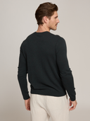 Fabric Placket Henley in Military