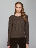 Mixed Cable Crew in Mulch | Autumn Cashmere | RCP14305