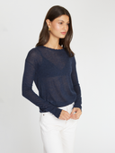 Raw Edge Crew in Raw Denim